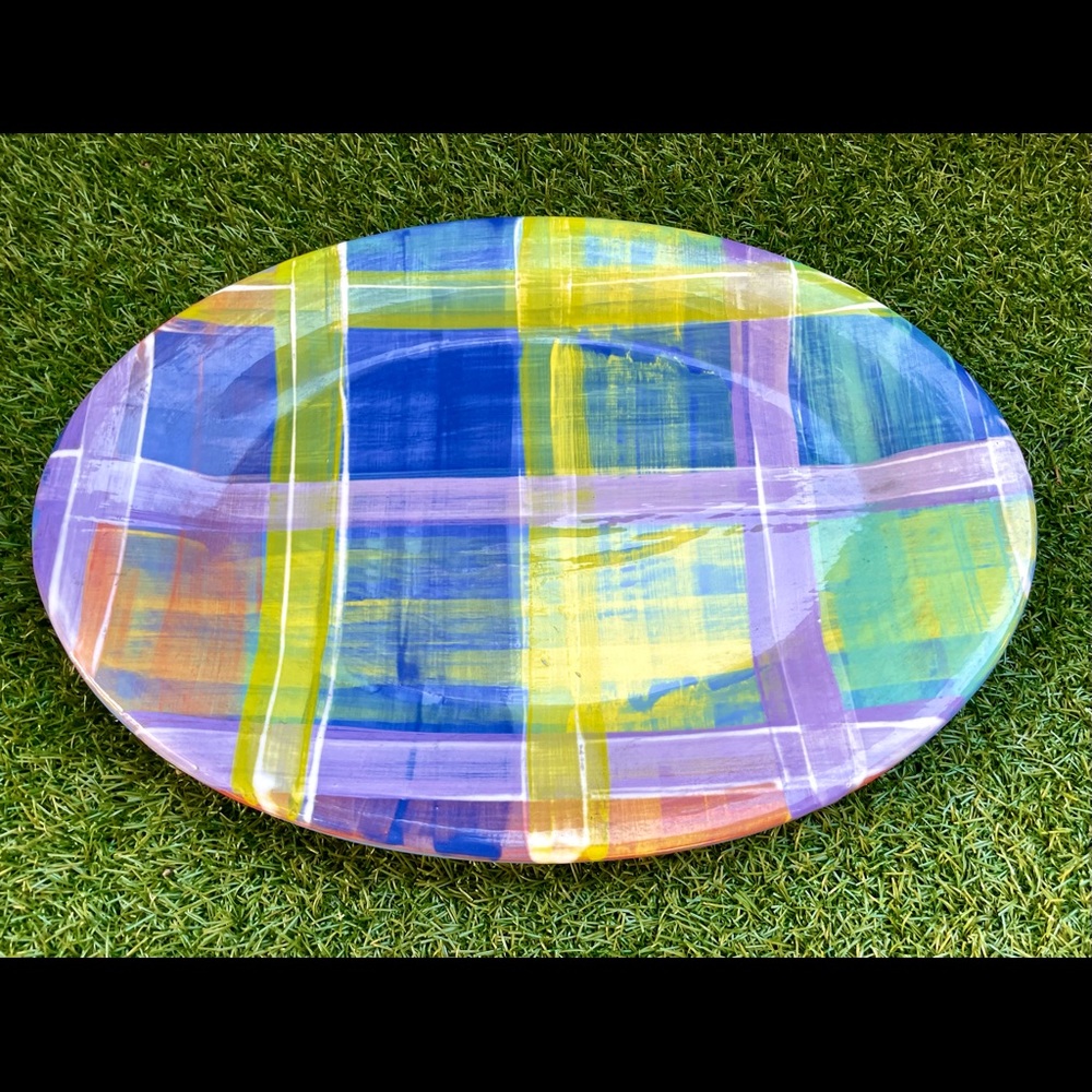 “Square Me” Pastel Decorative Serving Platter